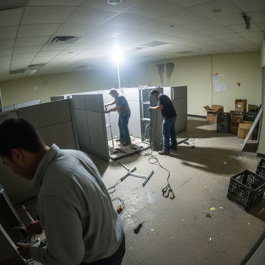 Big-box retail floor care with heavy-duty equipment